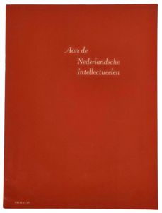 Original WW2 Dutch Collaboration NSB Brochure - Aan de Nederlandsche …