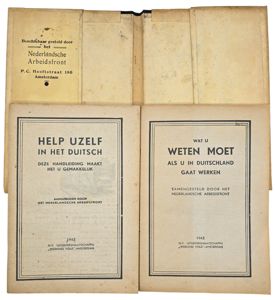 Original WW2 Dutch Collaboration NAF Brochure - Folder for Dutch …