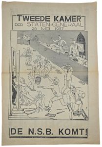 Original WW2 Dutch Collaboration NSB Document - Tweede Kamer der …