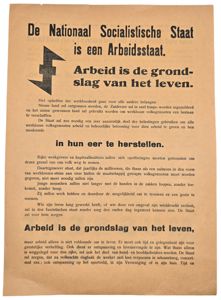 Original WW2 Dutch Collaboration NSB Document - De Nationaal Socialistische …