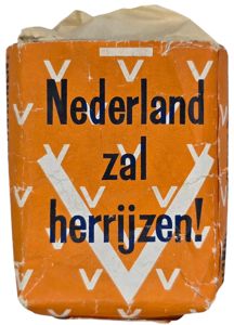 Original WW2 Dutch Leaflet - Wrapping of a Sigarette packet …