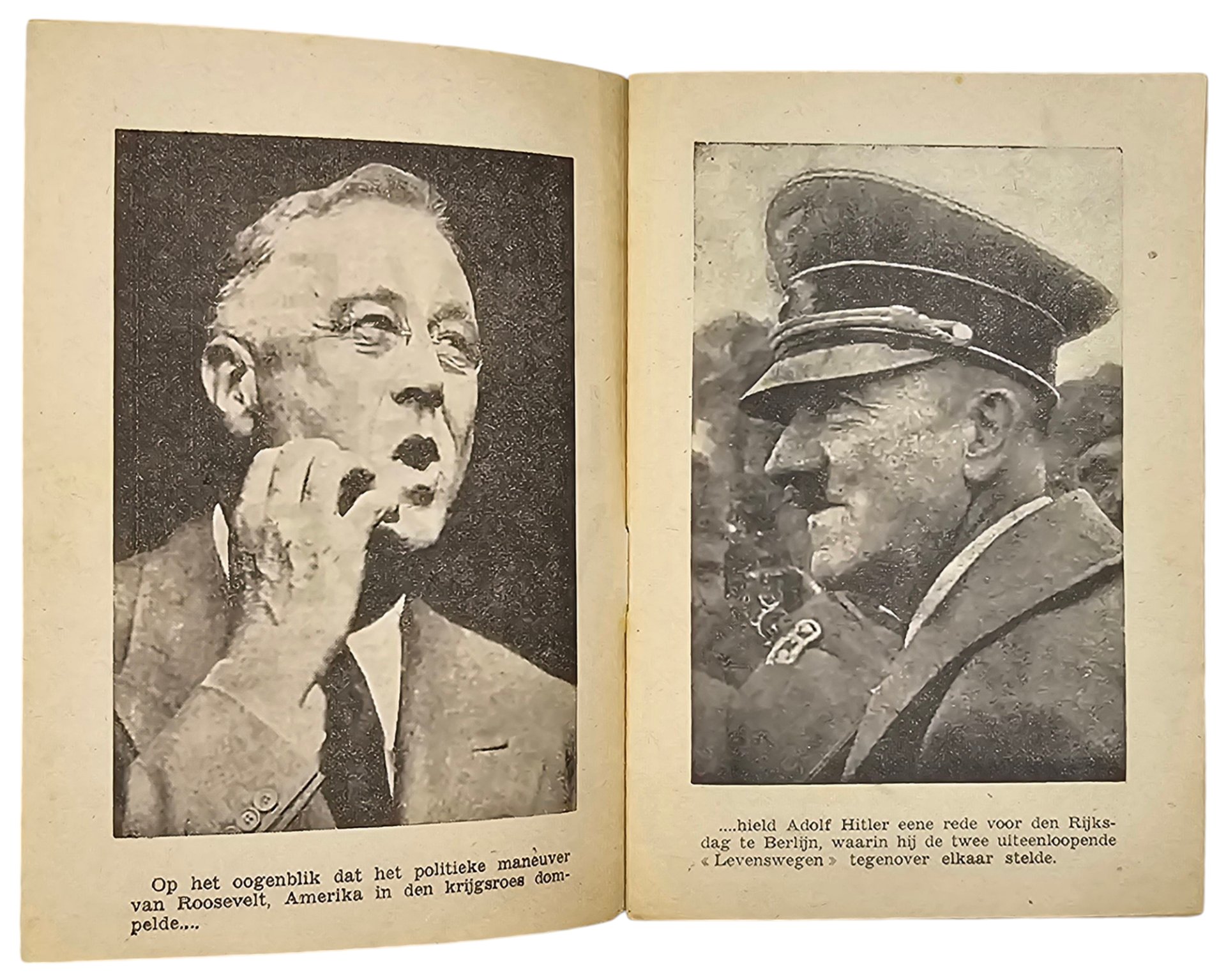 Original WW2 Flemish Collaboration Brochure - Twee Levenswegen — image 2