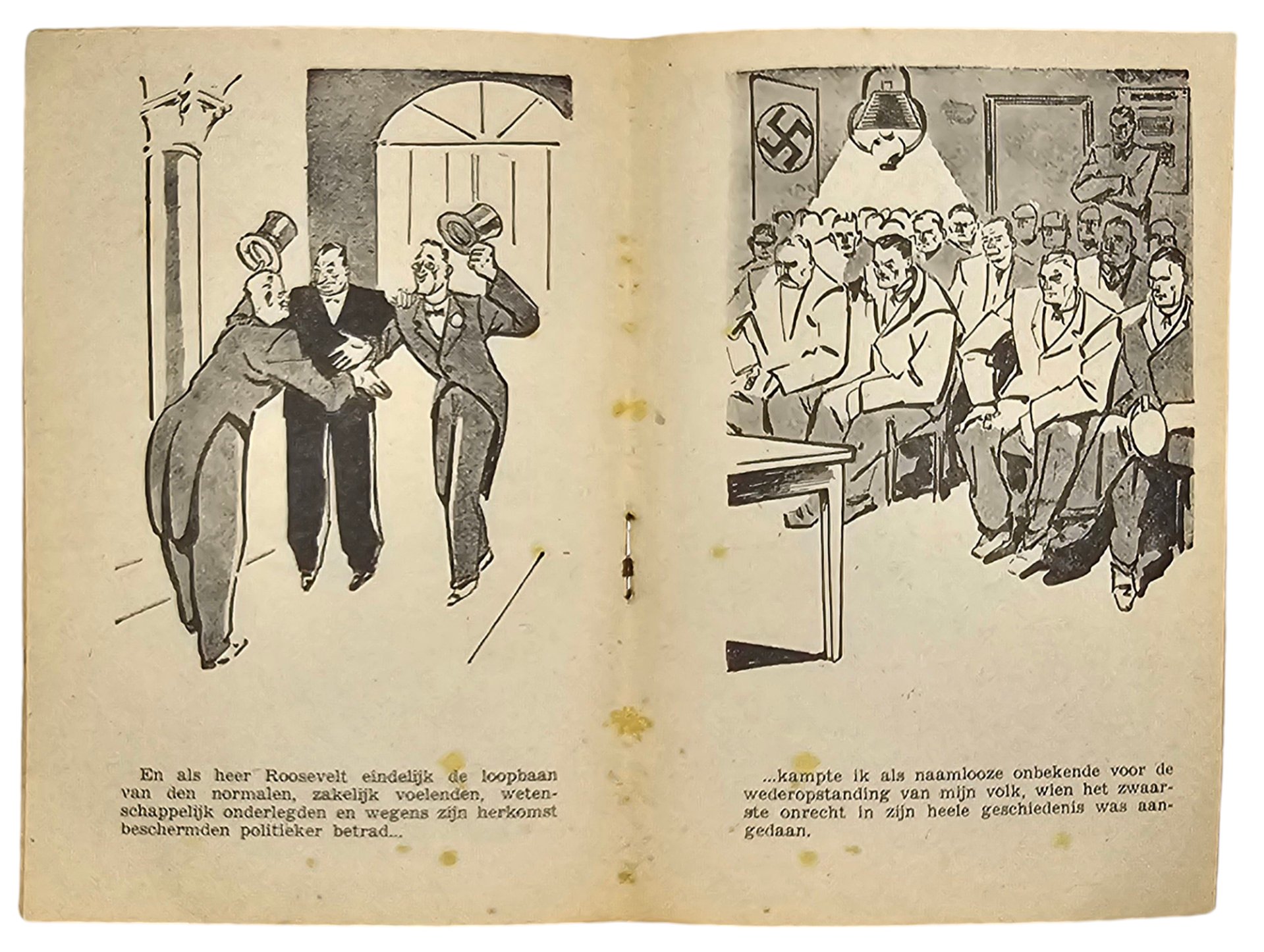 Original WW2 Flemish Collaboration Brochure - Twee Levenswegen — image 3