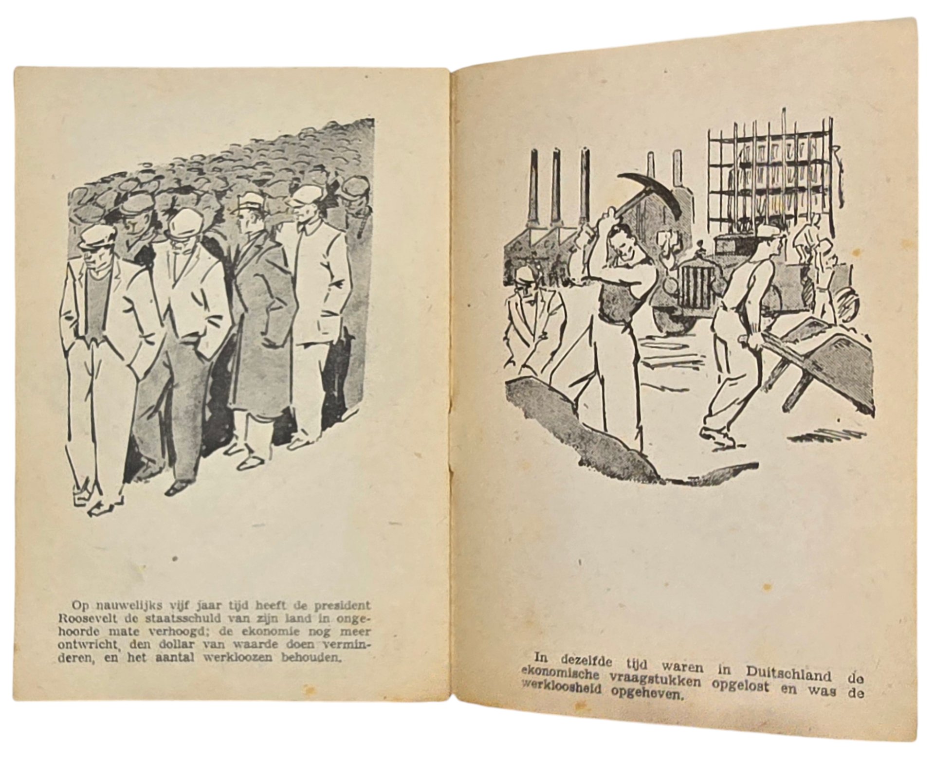 Original WW2 Flemish Collaboration Brochure - Twee Levenswegen — image 4