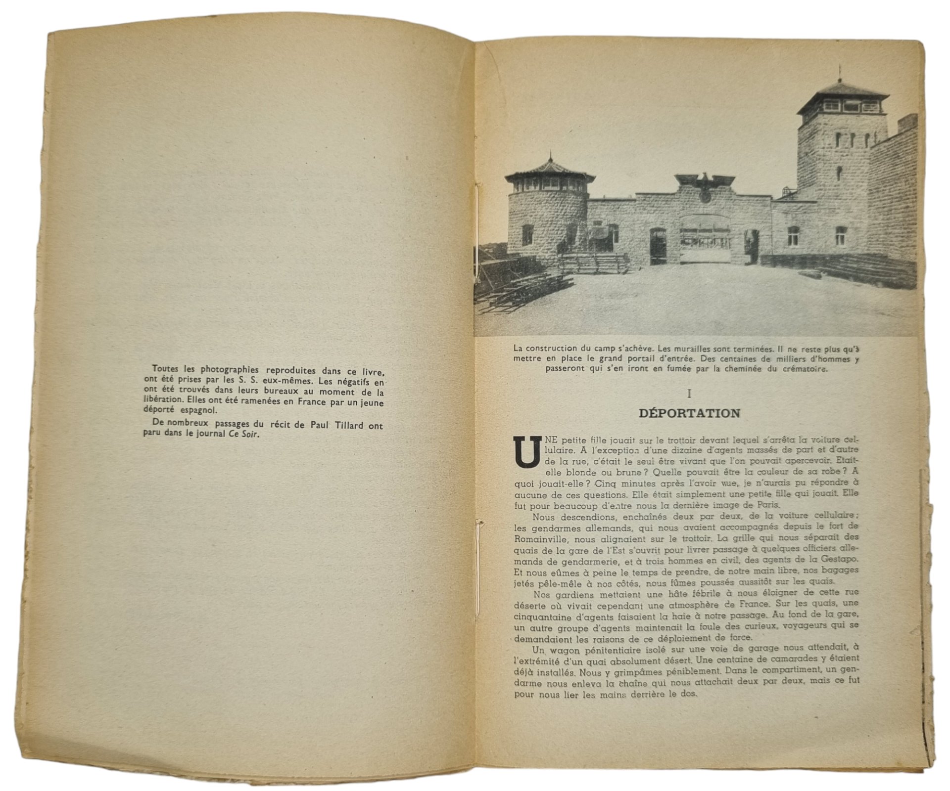 Original WW2 French Brochure - Mauthausen, Paul Tillard (1945) — image 4