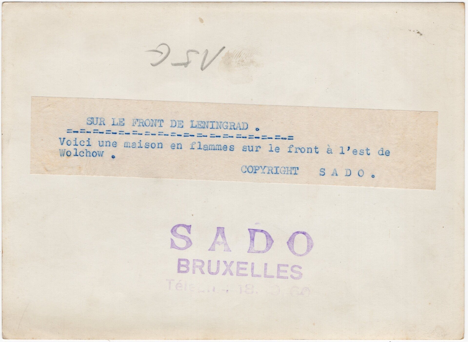 Original WW2 French Press Photo - VW Volkswagen Kubelwagen at the Leningrad front, Eastern Front — image 2