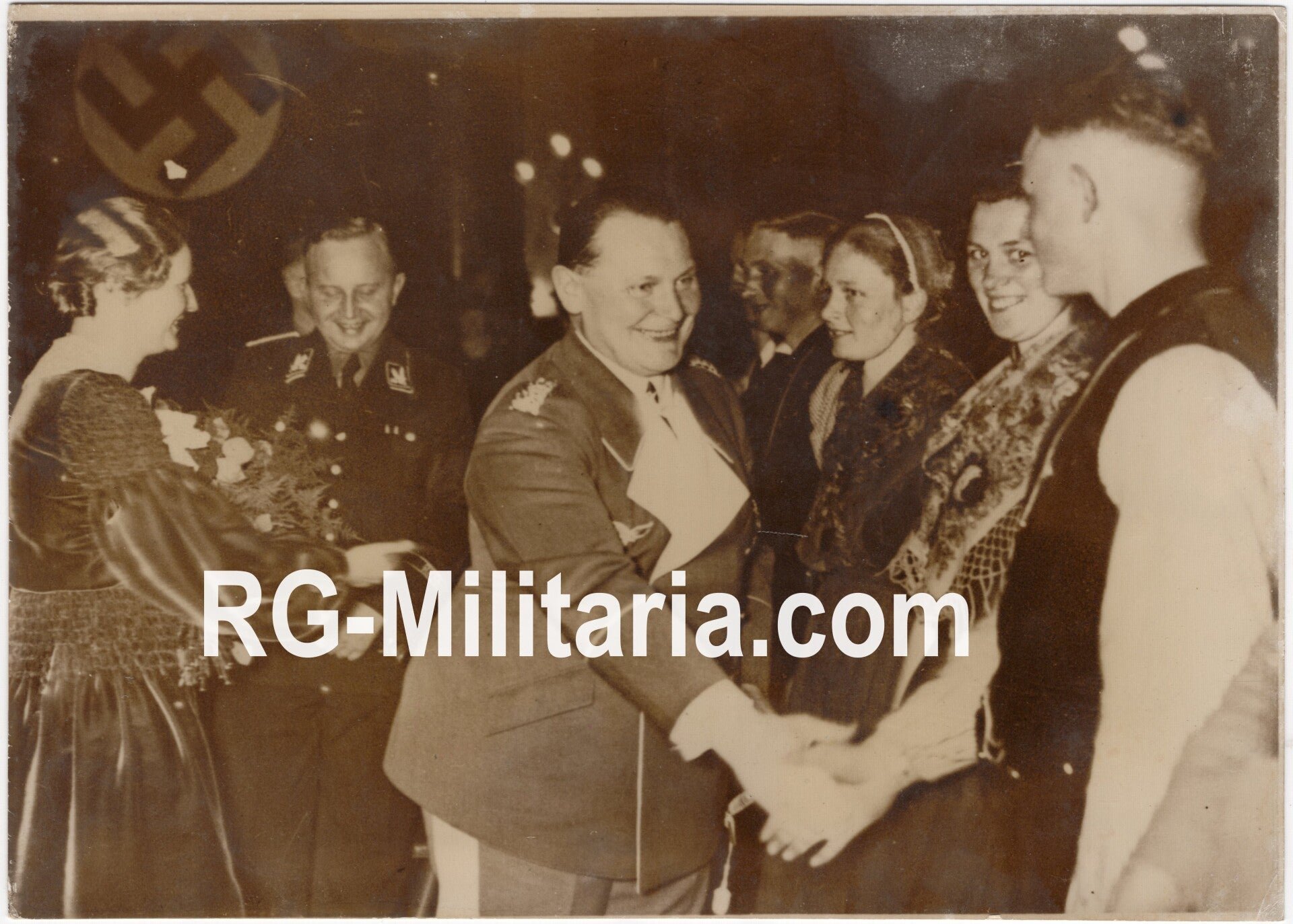 Original WW2 French Press Photo - Hermann Göring during his wedding (1935) — image 3
