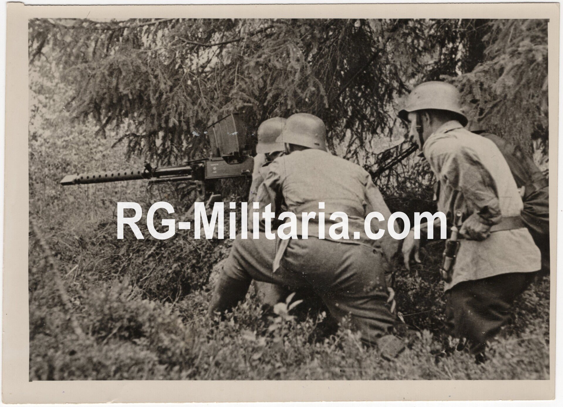 Original WW2 German Press Photo - Finnish soldiers with a Lahti L-39 anti-tank rifle (1942) — image 3