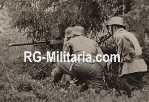 Original WW2 German Press Photo - Finnish soldiers with a …
