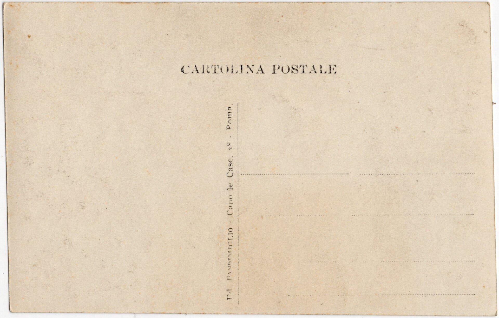 Original WW2 Italian Postcard - Benito Mussolini, Ediz Pandimiglio, Rome — image 2