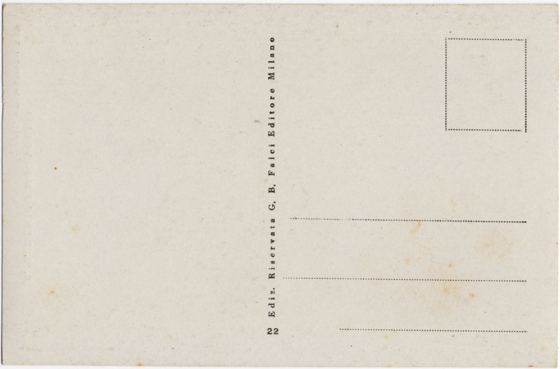 Original WW2 Italian Postcard - S. E. Benito Mussolini, Eva Barret, Rome — image 2