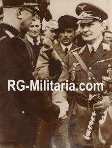 Original WW2 French Press Photo - Luftwaffe Reichsmarschall Hermann Göring …
