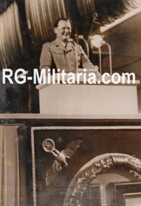 Original WW2 French Press Photo - Luftwaffe Reichsmarschall Hermann Göring …