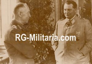 Original WW2 French Press Photo - Luftwaffe Reichsmarschall Hermann Göring …