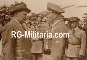 Original WW2 French Press Photo - Luftwaffe Reichsmarschall Hermann Göring …