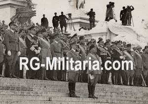 Original WW2 French Press Photo - Adolf Hitler and Benito …