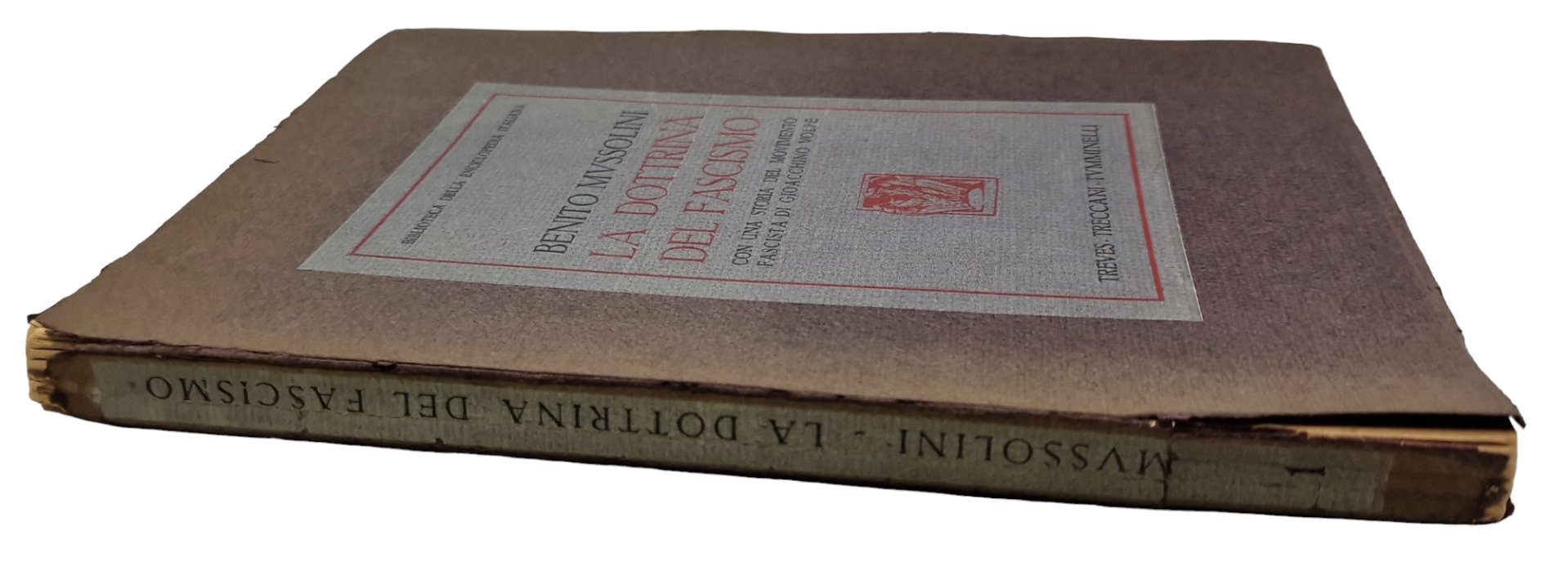 Original WW2 Italian Book - La Dottrina del Fascismo, Benito Mussolini, Gioacchino Volpe (1933) — image 9