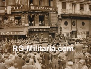Original WW2 French Press Photo - Liberation of Paris, France …