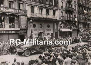 Original WW2 French Press Photo - Liberation of Paris, France …