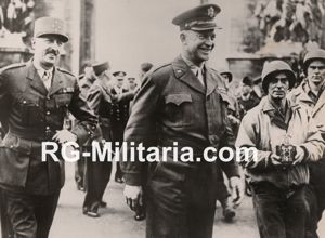 Original WW2 French Press Photo - Liberation of Paris, Dwight …
