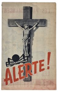 Original WW2 French Collaboration Flyer - Alerte!