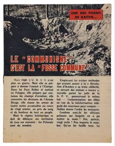 Original WW2 French Collaboration Brochure - Le Communisme c'est la …