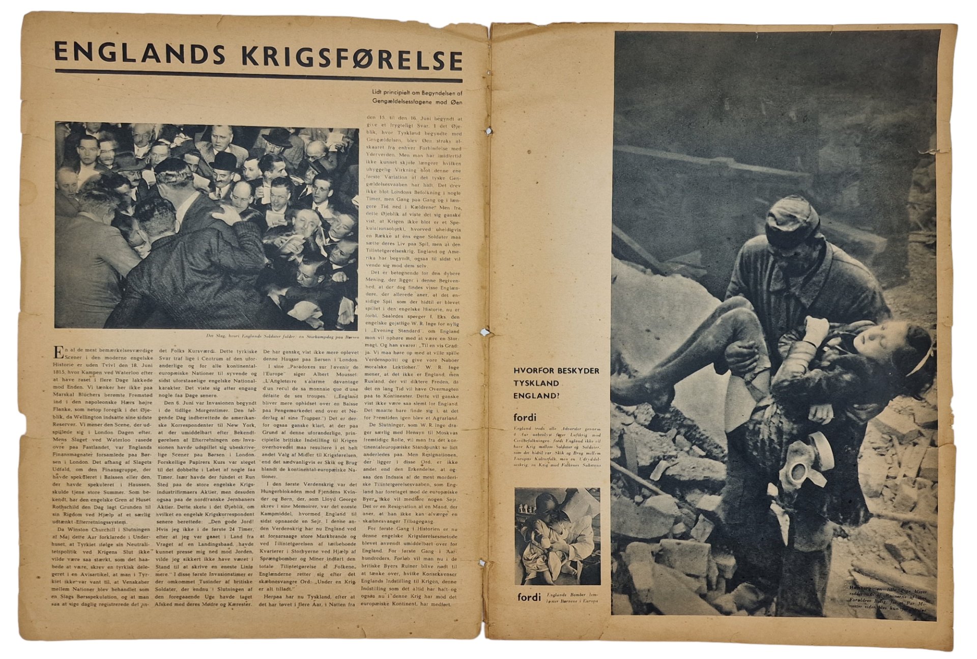 Original WW2 Danish Magazine - Signal Extra V2 ''Hvorfor Tyskland beskyder England'' (1944) — image 2