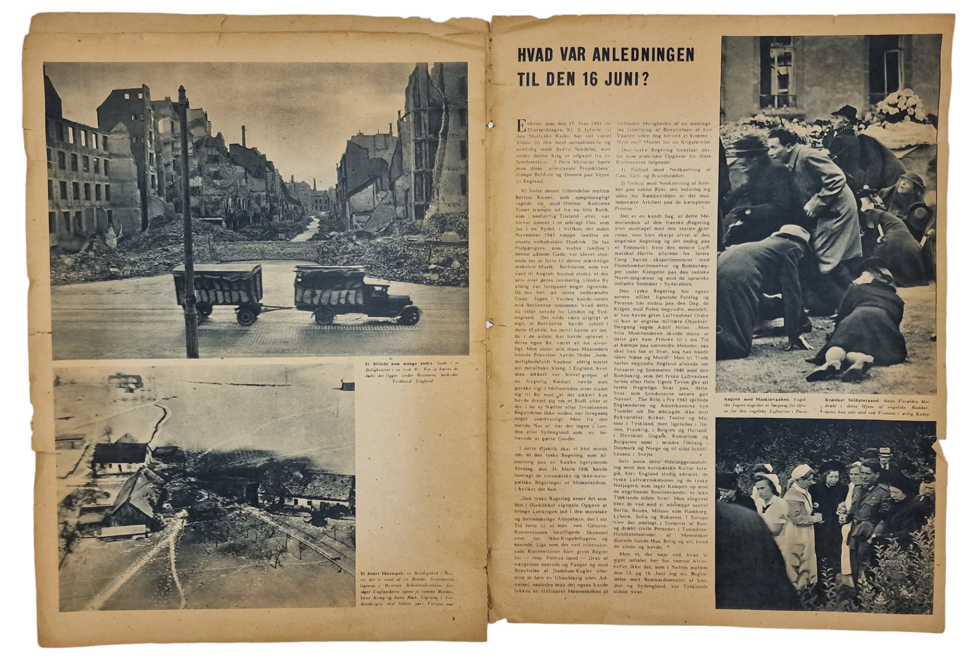Original WW2 Danish Magazine - Signal Extra V2 ''Hvorfor Tyskland beskyder England'' (1944) — image 4