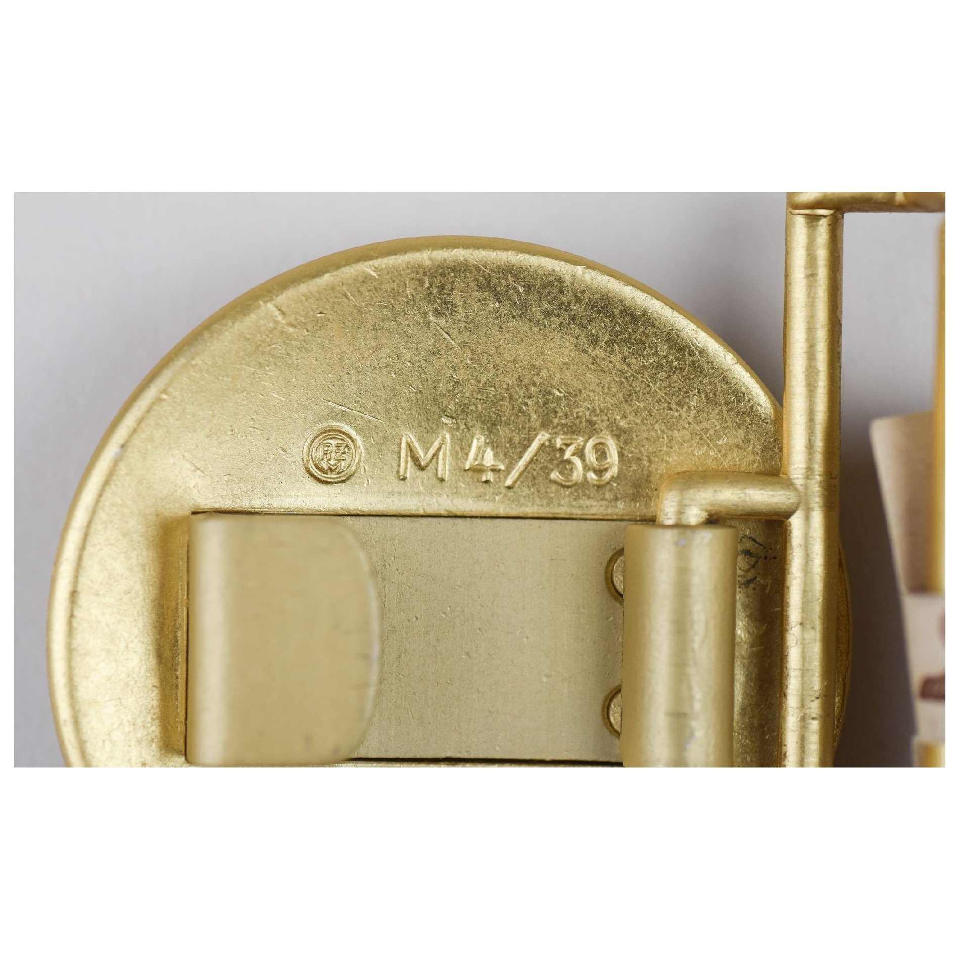 NSDAP Feldbinde RZM M4/39 mit RZM Etikett, Zustand 1 Mint — image 4