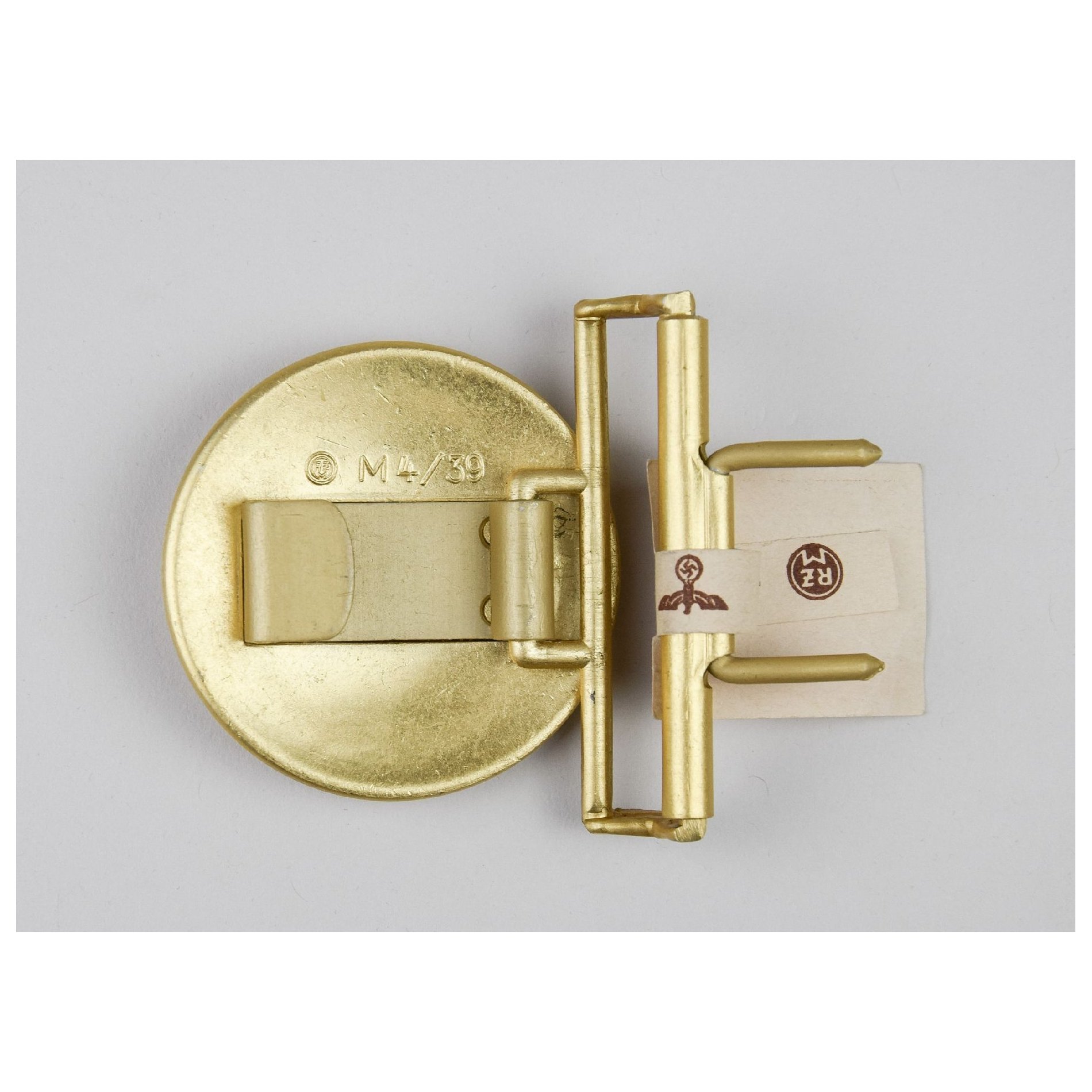 NSDAP Feldbinde RZM M4/39 mit RZM Etikett, Zustand 1 Mint — image 5