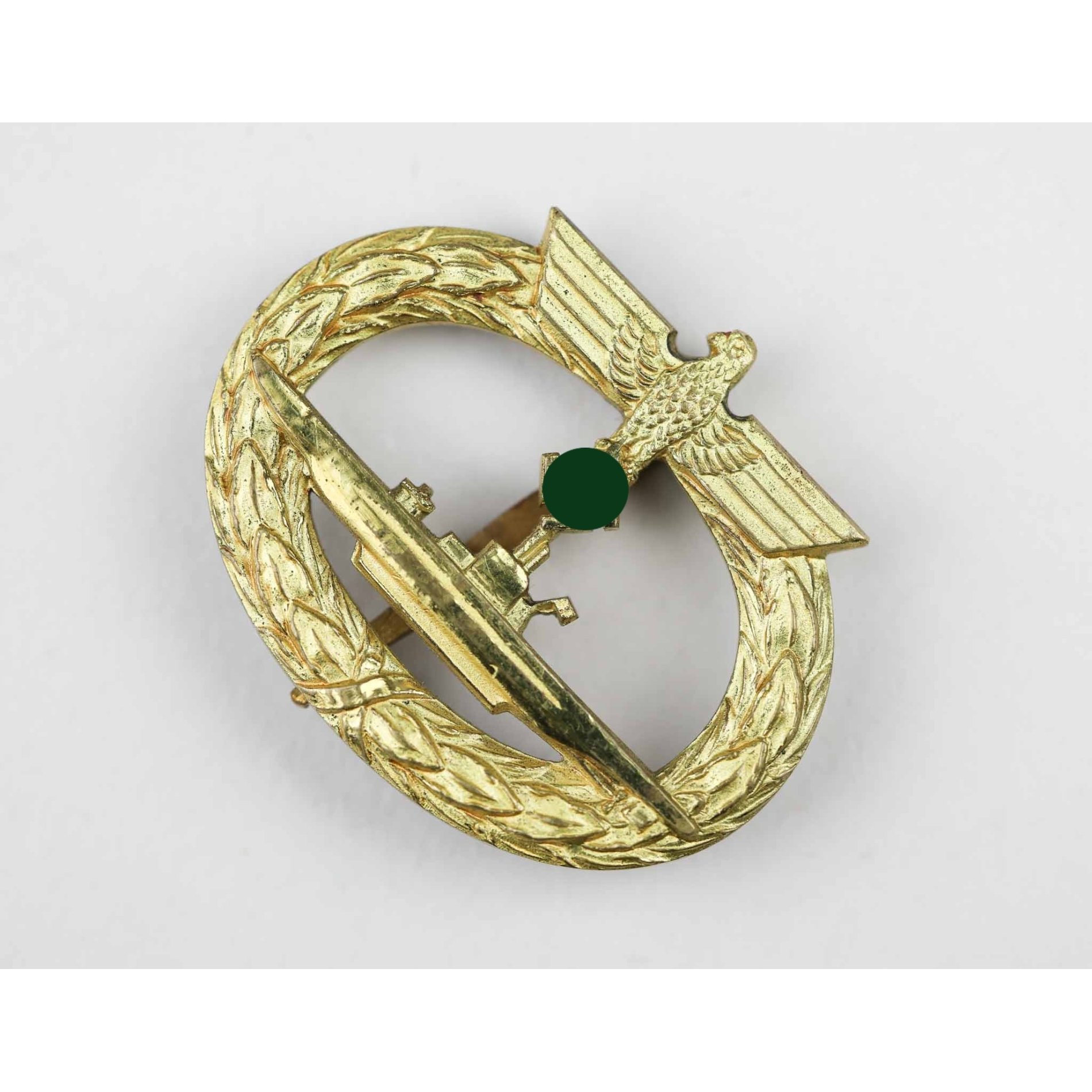 U-Boot Kriegsabzeichen Schwerin, Berlin68 Markiert! Zustand 1 Selten! — image 2