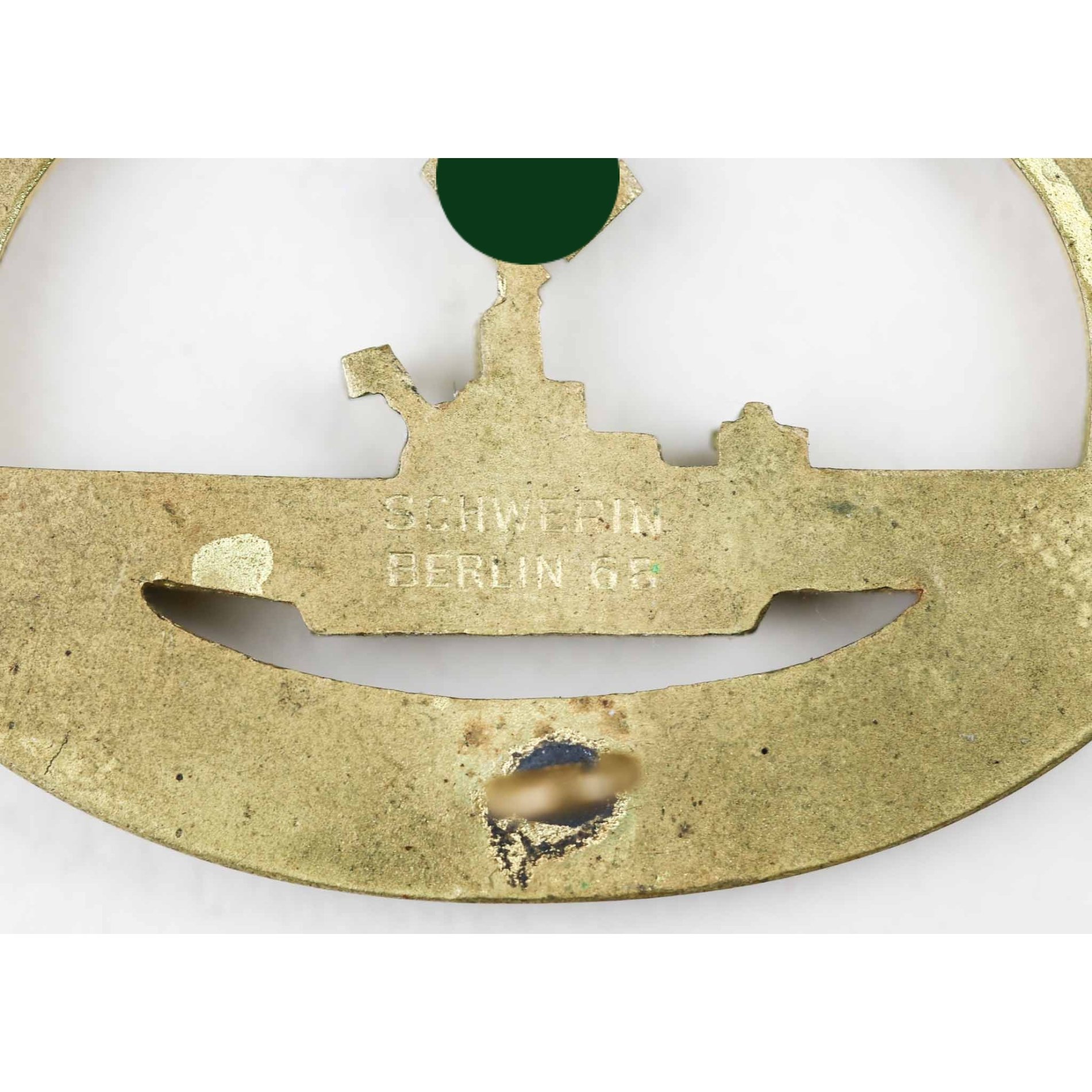 U-Boot Kriegsabzeichen Schwerin, Berlin68 Markiert! Zustand 1 Selten! — image 7