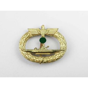 U-Boot Kriegsabzeichen Schwerin, Berlin68 Markiert! Zustand 1 Selten!