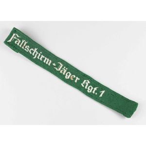 Luftwaffe Ärmelband 'Fallschirm-Jäger Rgt. 1'