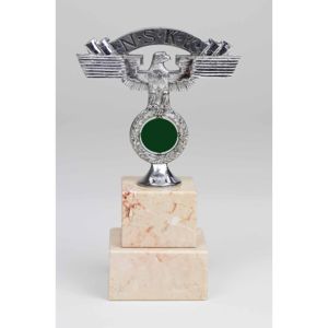 NSKK Tischadler mit RZM D.R.G.M. Stempelung mit Marmorsockel