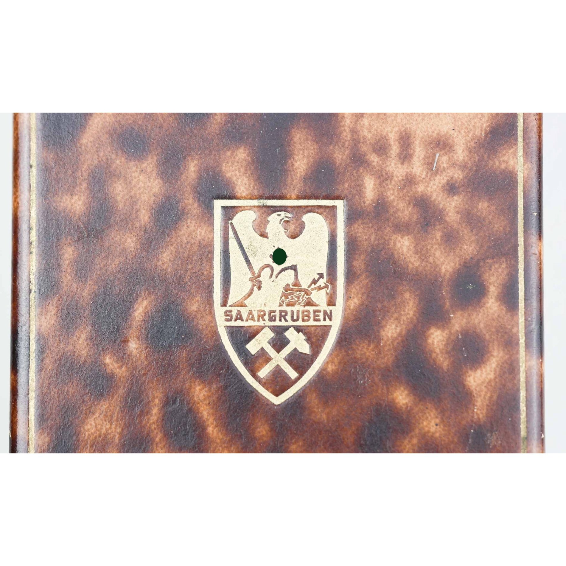 3.Reich Geschenk Taschenuhr der Preußischen Saargruben AG von 1938 im originalen Etui, selten! — image 10