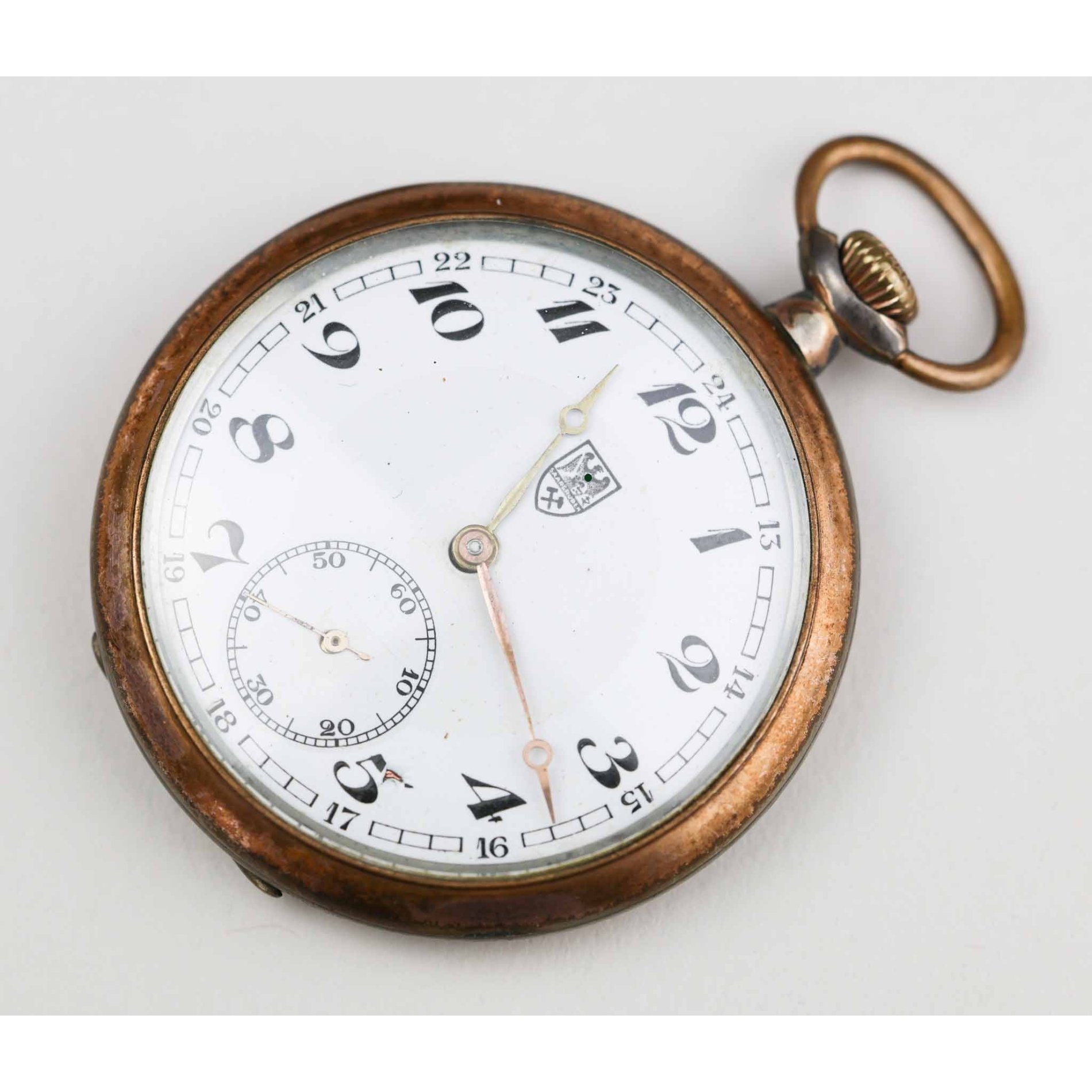 3.Reich Geschenk Taschenuhr der Preußischen Saargruben AG von 1938 im originalen Etui, selten! — image 4