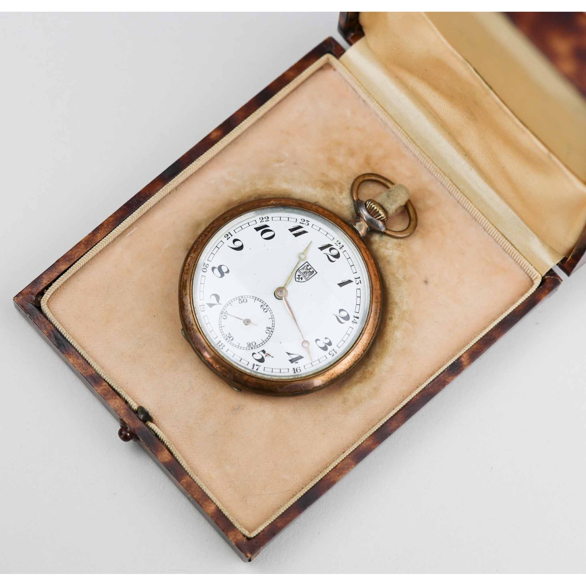 3.Reich Geschenk Taschenuhr der Preußischen Saargruben AG von 1938 im originalen Etui, selten! — image 5