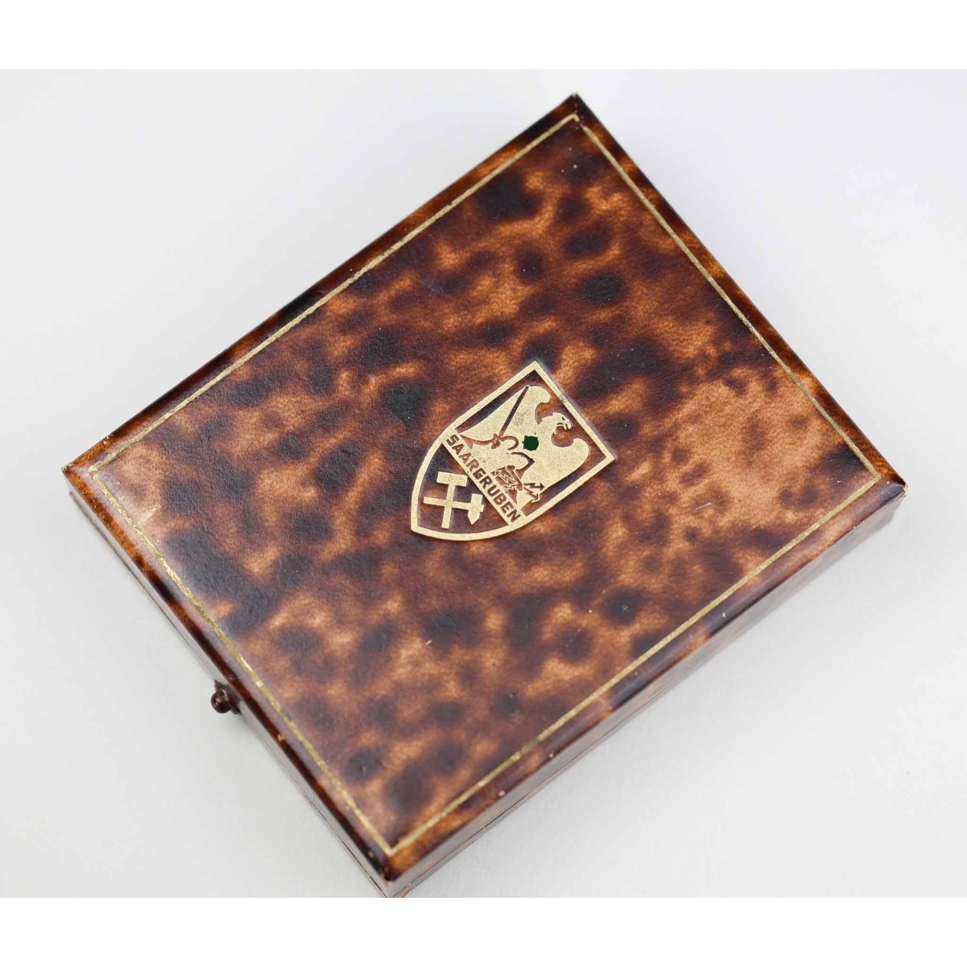 3.Reich Geschenk Taschenuhr der Preußischen Saargruben AG von 1938 im originalen Etui, selten! — image 9