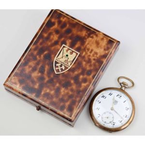 3.Reich Geschenk Taschenuhr der Preußischen Saargruben AG von 1938 im …