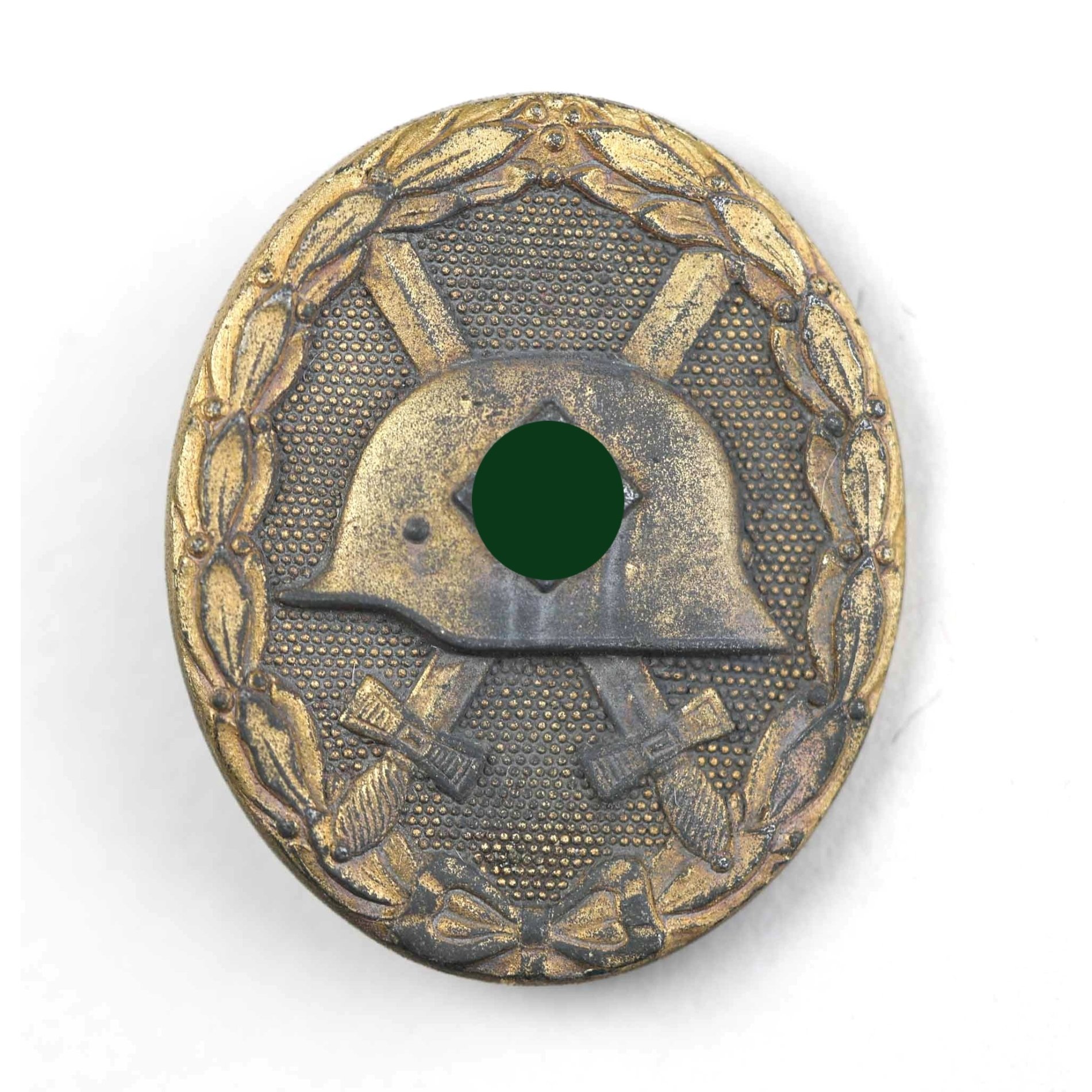 Verwundetenabzeichen in Gold 1939 mit Herst. 65, im LDO Etui 2.Form, selten! — image 2