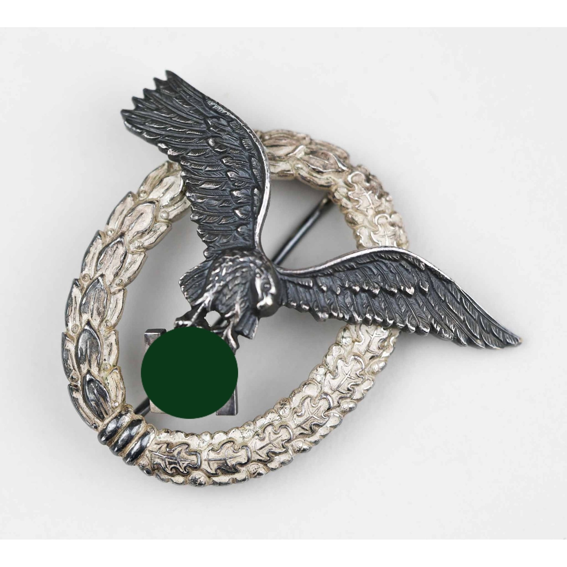 Flugzeugführer Abzeichen der Luftwaffe Herst. 'OM' Selten! — image 3