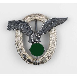 Flugzeugführer Abzeichen der Luftwaffe Herst. 'OM' Selten!