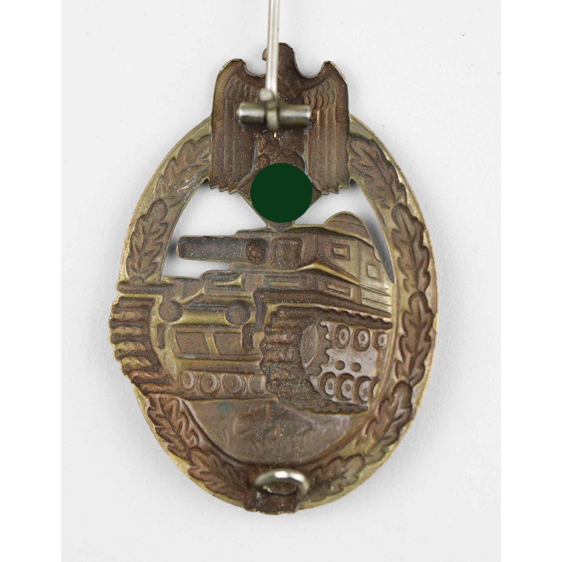 Panzerkampfabzeichen in Bronze Otto Schickle — image 4