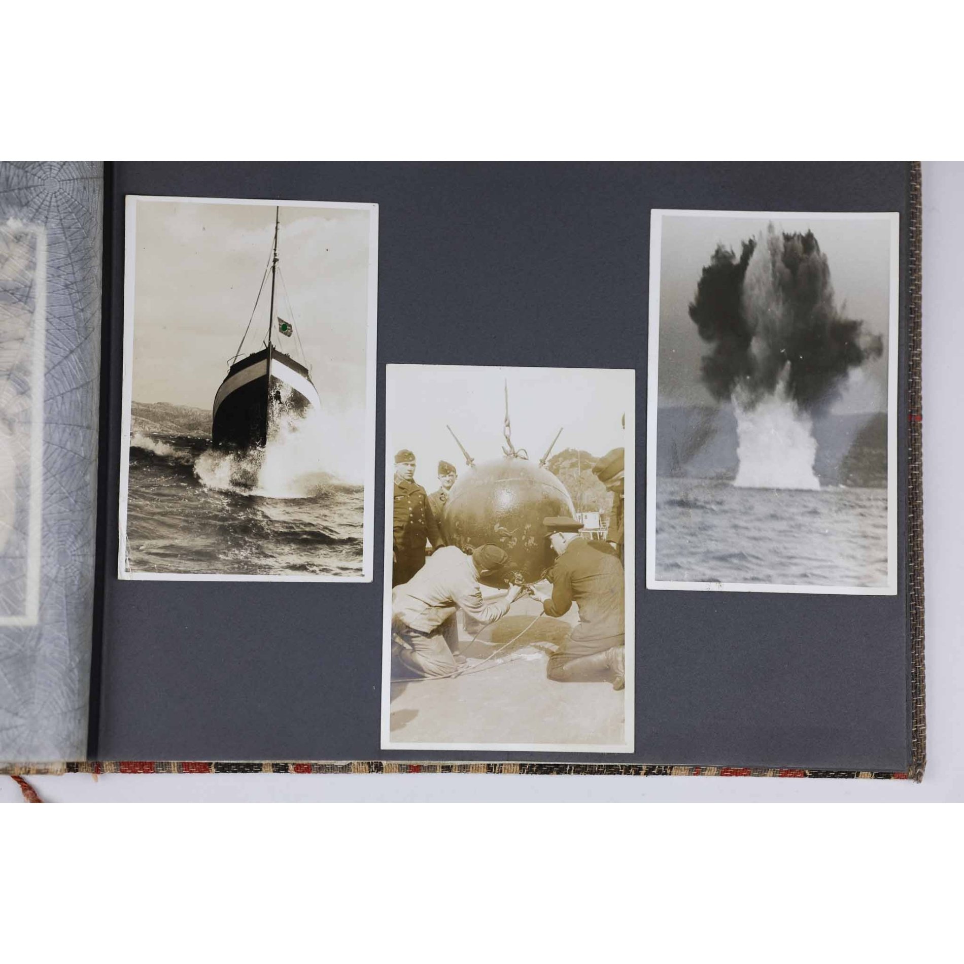 Kriegsmarine Nachlass Fotoalbum Kanonenboot K1 & 'Bluecher' — image 10