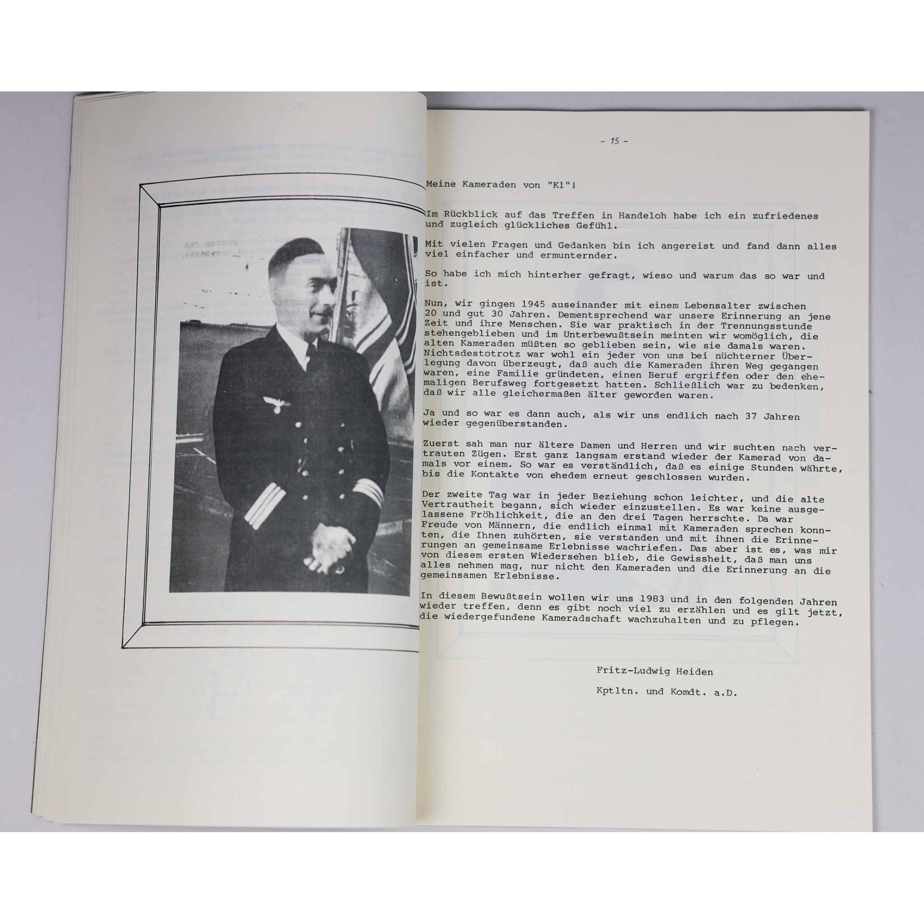 Kriegsmarine Nachlass Fotoalbum Kanonenboot K1 & 'Bluecher' — image 21