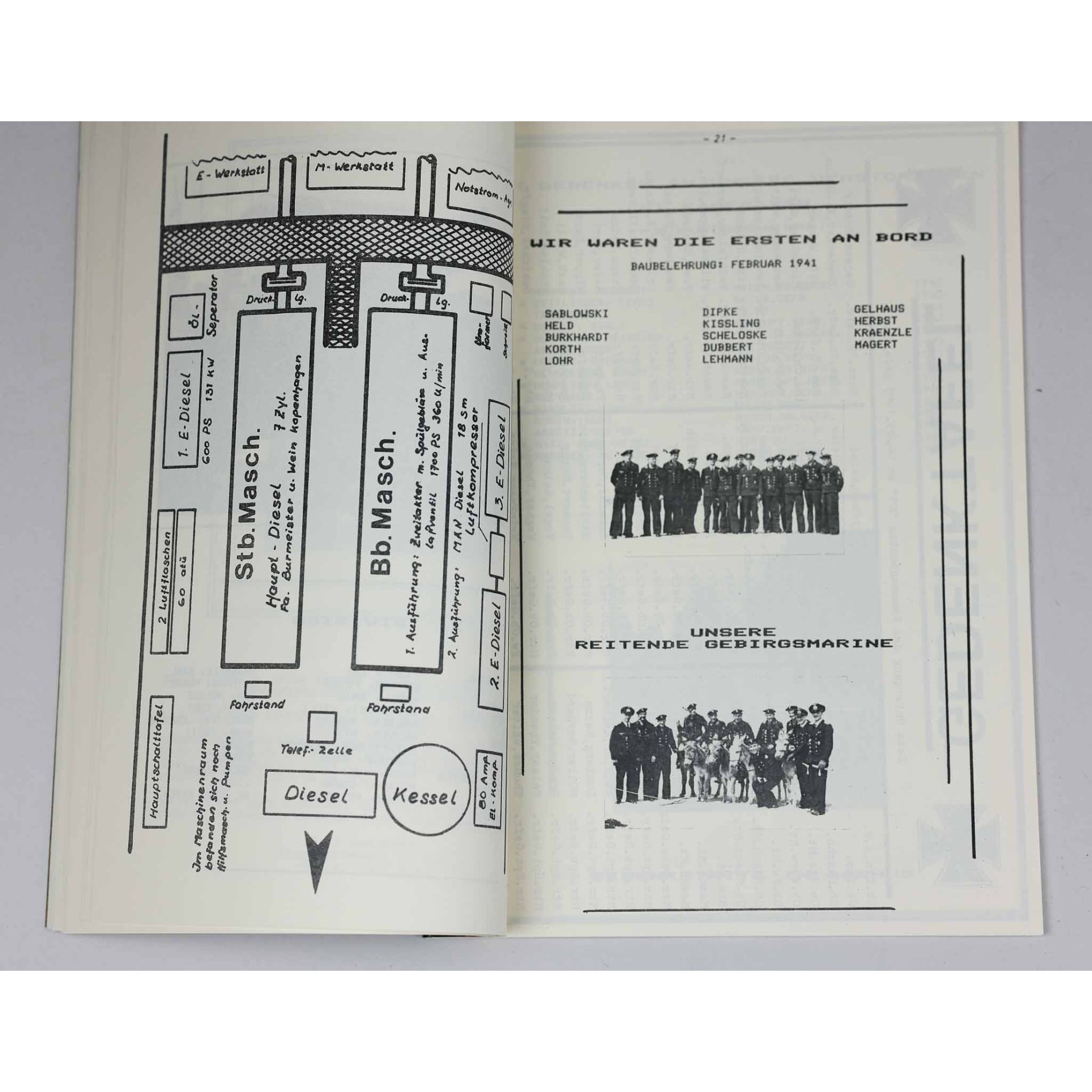 Kriegsmarine Nachlass Fotoalbum Kanonenboot K1 & 'Bluecher' — image 22