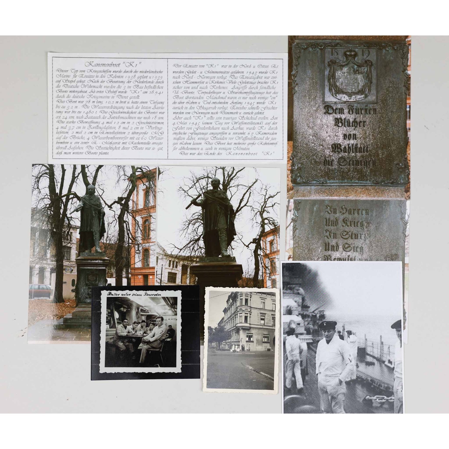 Kriegsmarine Nachlass Fotoalbum Kanonenboot K1 & 'Bluecher' — image 23