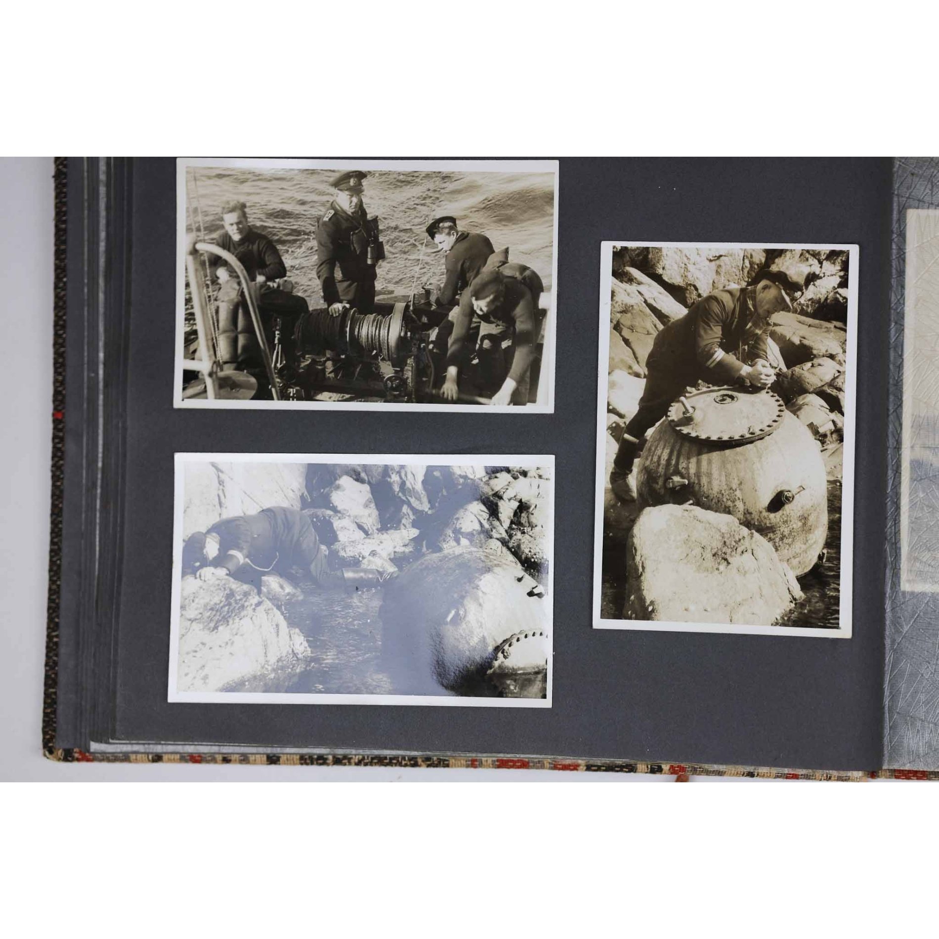 Kriegsmarine Nachlass Fotoalbum Kanonenboot K1 & 'Bluecher' — image 9