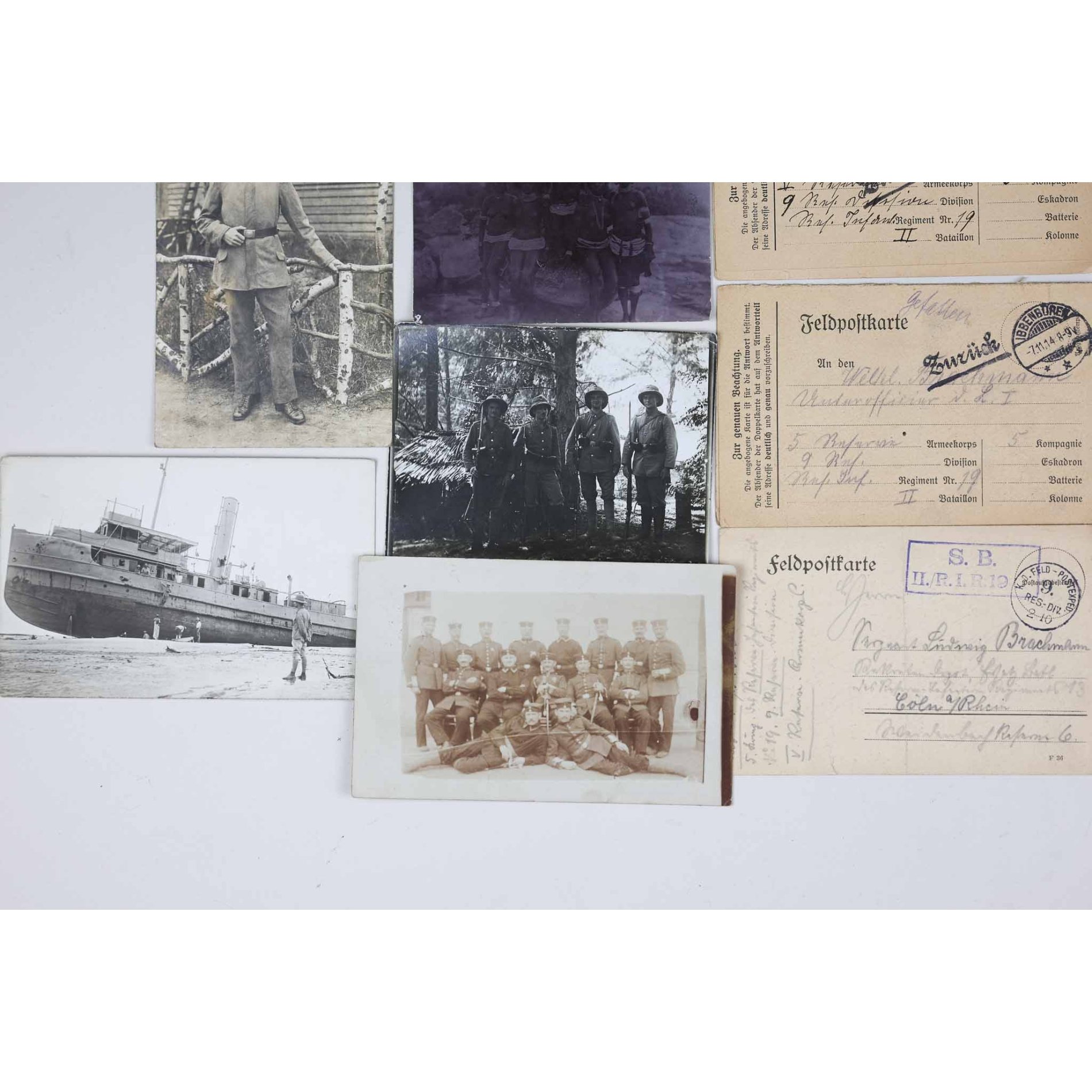 1.Weltkrieg Foto Konvolut Kolonialzeit mit Postkarten — image 2